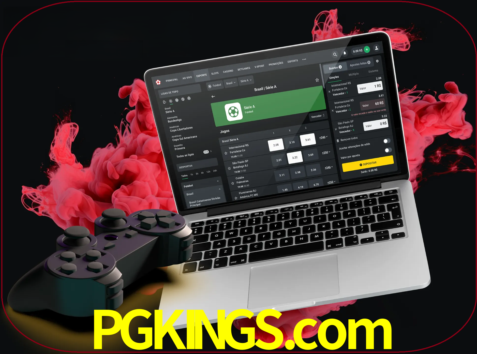 Visite a secção especial de jogos de vídeo em pgkings para descobrir em que jogos pode apostar e ganhar muito dinheiro.