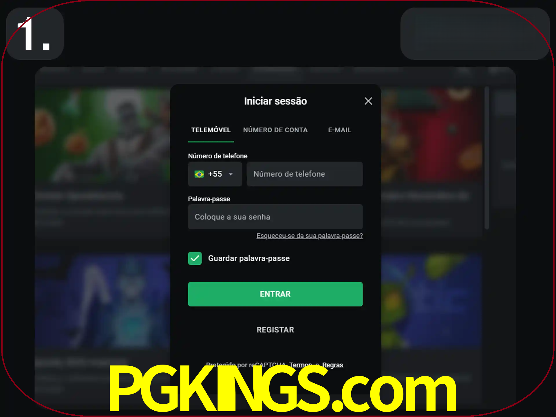 Acesse o site.